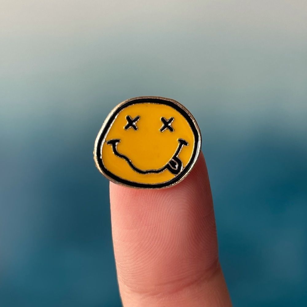 Dead Smiley Small Enamel Pin/ Brooch Lapel